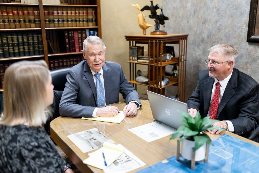 Attorney William Bill Steffens with his team